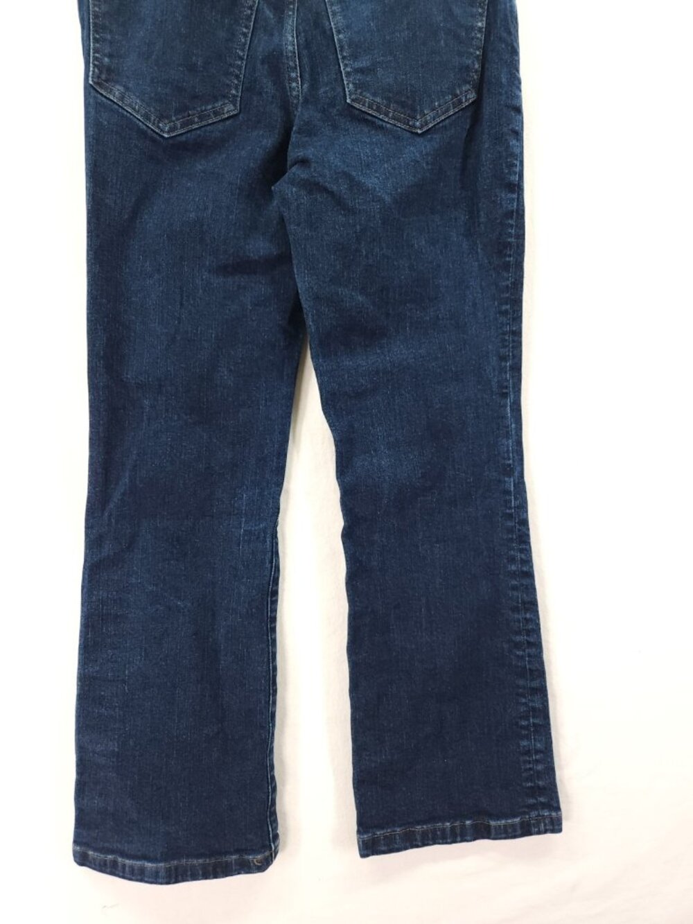 Madewell Womens 25  (26x25) Kick Out Jeans Button Fly Dark Wash Flare Crop Denim - Picture 10 of 16